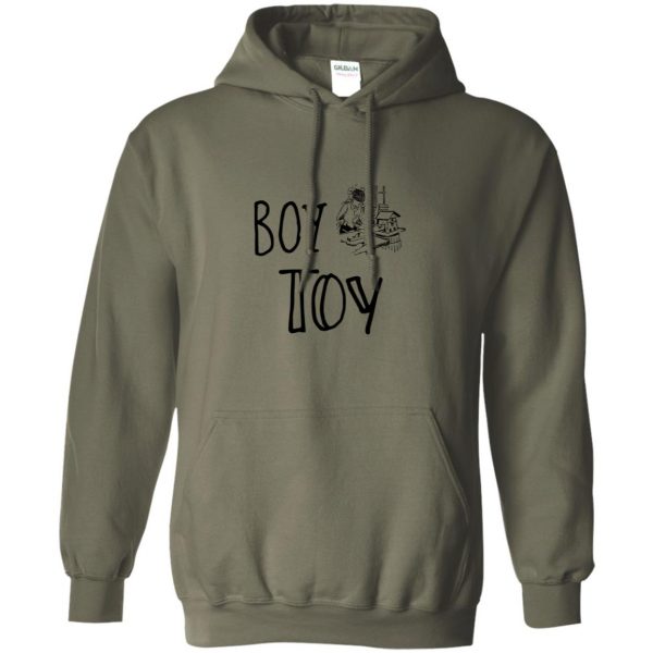 boy toy hoodie - military green