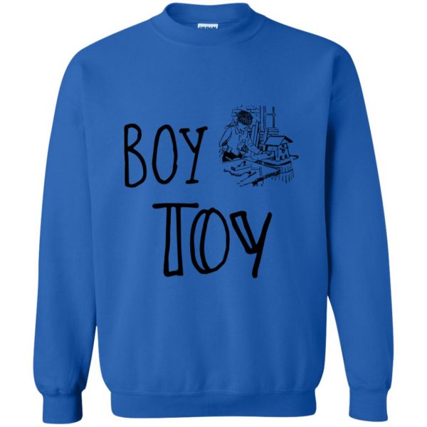 boy toy sweatshirt - royal blue