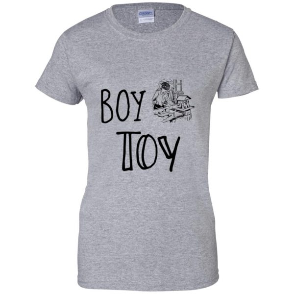 boy toy womens t shirt - lady t shirt - sport grey