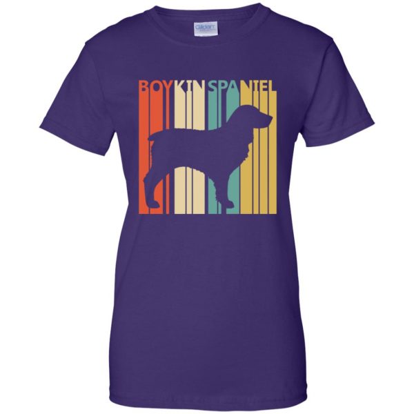 boykin spaniel womens t shirt - lady t shirt - purple