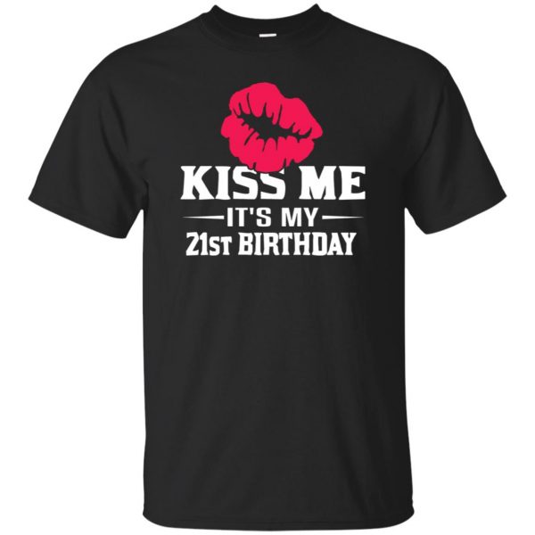 funny 21st birthday shirts - black