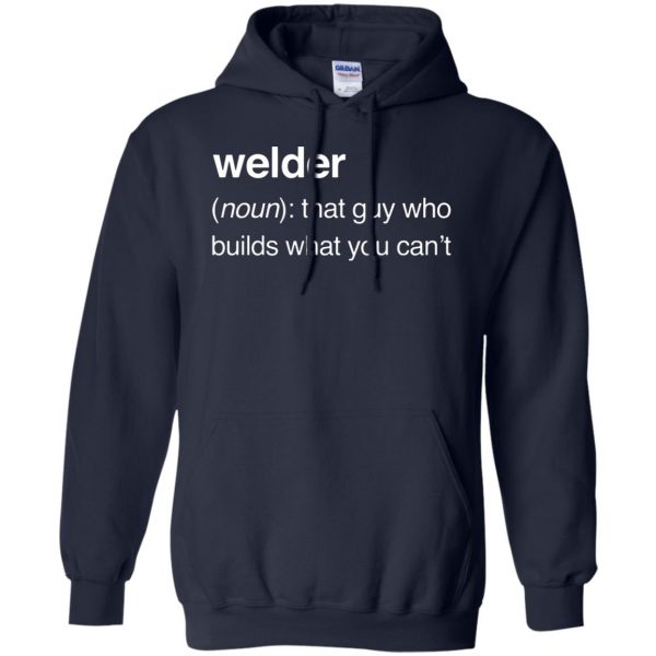 Funny Welder Definition hoodie - navy blue