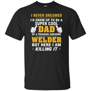 Welder Dad T-shirt - black