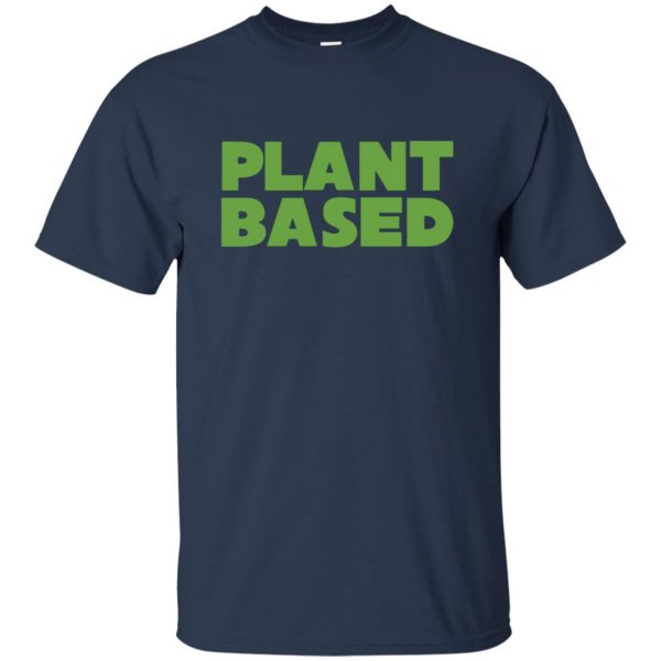 plant based t shirt - navy blue