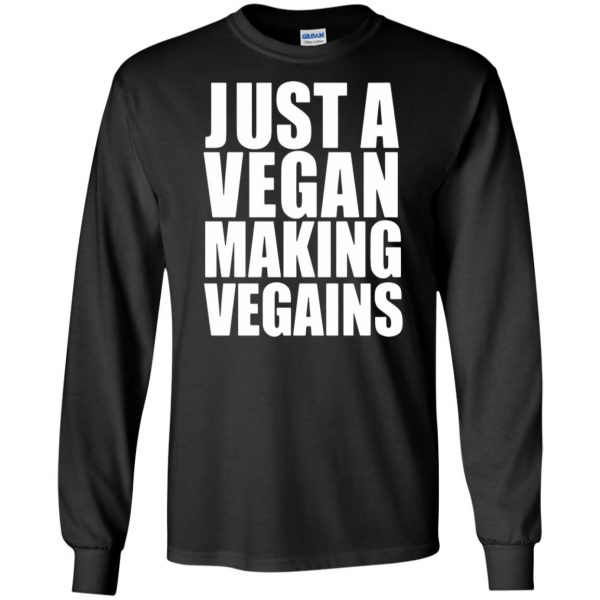 vegan workout long sleeve - black