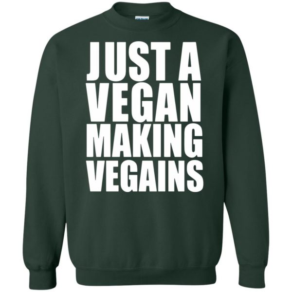 vegan workout sweatshirt - forest green