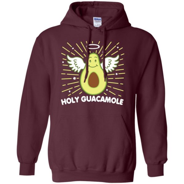 holy guacamole sweatshirt hoodie - maroon