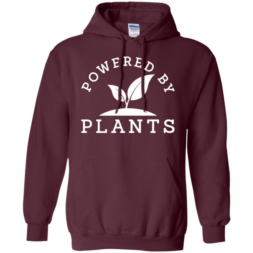 powered by plants running shirt