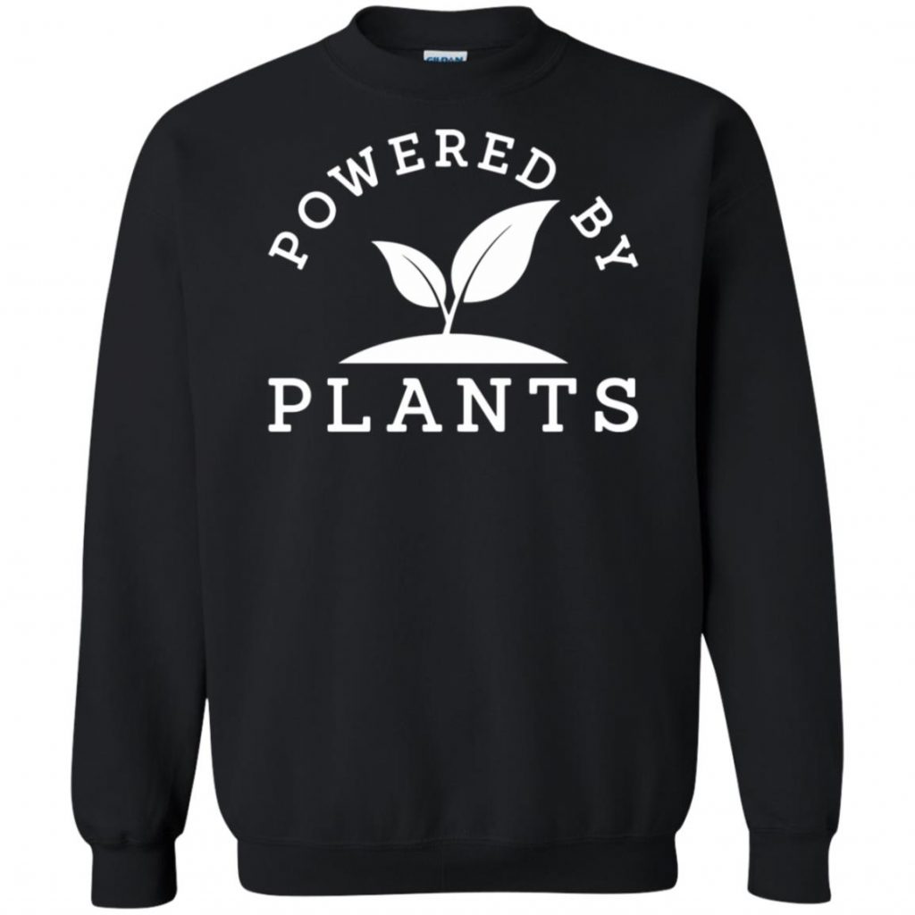 powered by plants running shirt