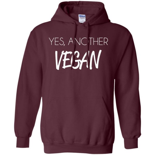 yes, another vegan hoodie - maroon