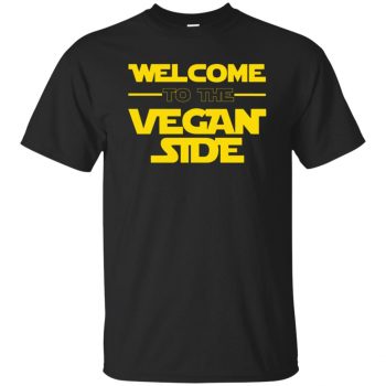 Welcome To The Vegan Side T-shirt - black