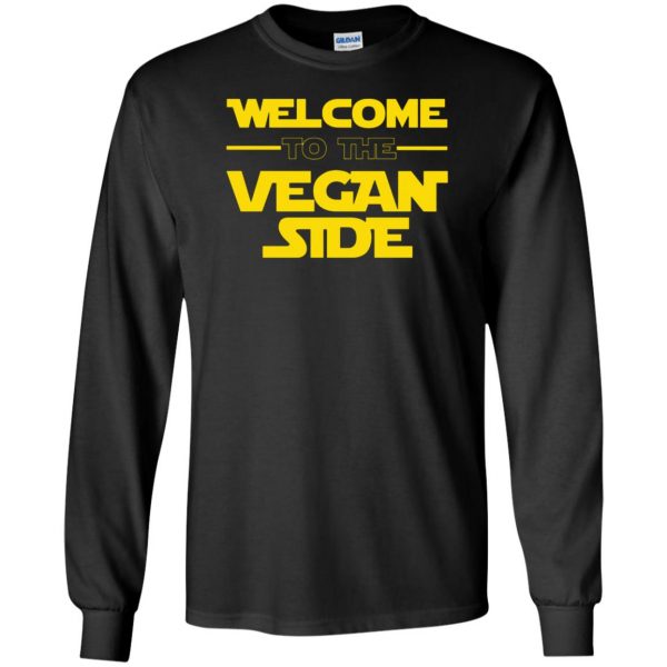 Welcome To The Vegan Side long sleeve - black