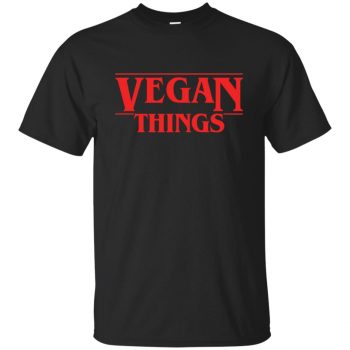 Vegan Things T-shirt - black