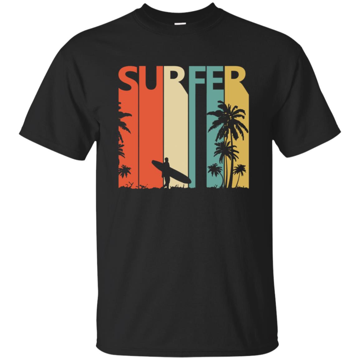 Vintage Retro Surfing Surfer T-Shirt - 10% Off - FavorMerch