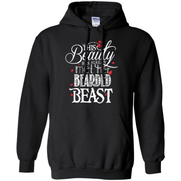 This Beauty Has Already Met Her Bearded Beast hoodie - black