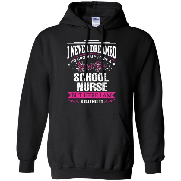 School Nurse hoodie - black