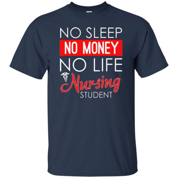 Nursing Student t shirt - navy blue