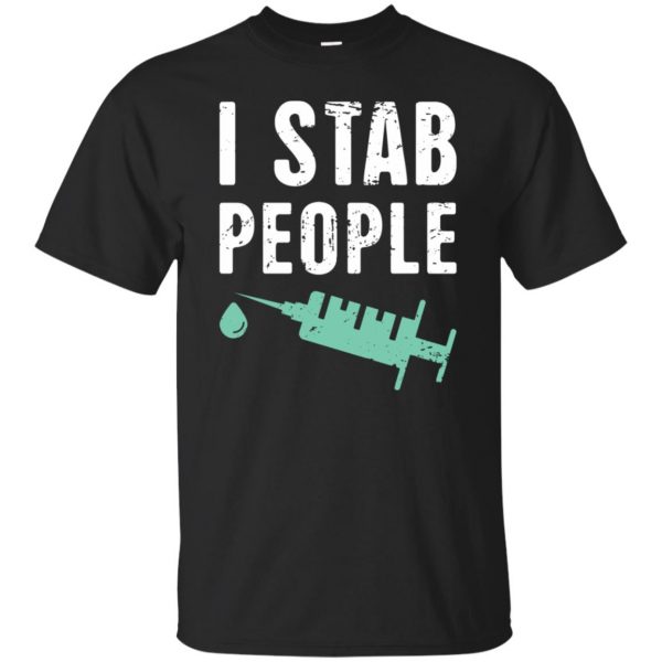 I Stab People T-shirt - black
