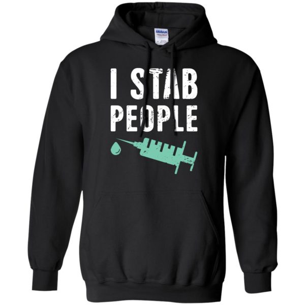 I Stab People hoodie - black