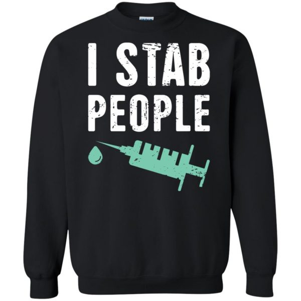 I Stab People sweatshirt - black
