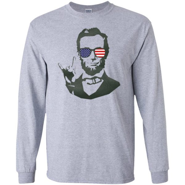 abe lincoln long sleeve - sport grey