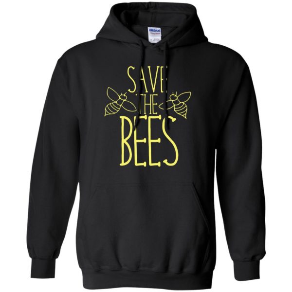 Save the bees hoodie - black