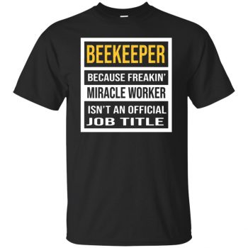 Beekeeper - Job Title T-Shirt - black
