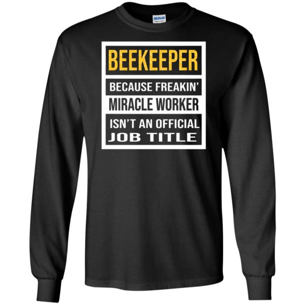 Beekeeper - Job Title long sleeve - black