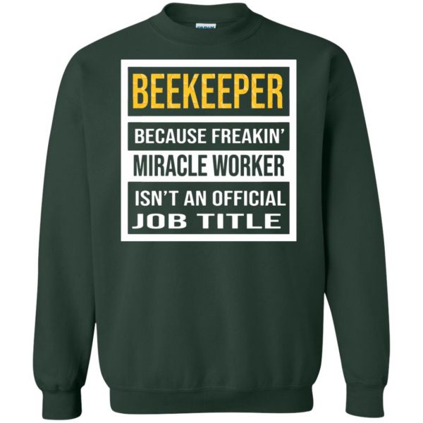 Beekeeper - Job Title sweatshirt - forest green