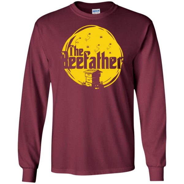 The Beefather long sleeve - maroon