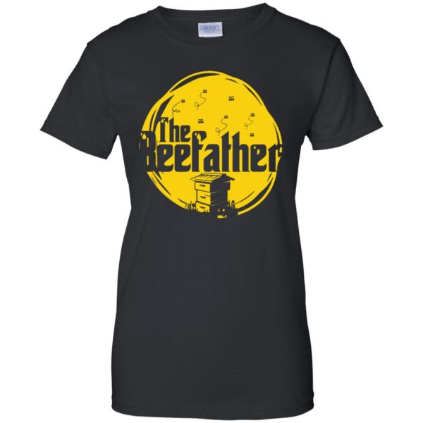 The Beefather womens t shirt - lady t shirt - black