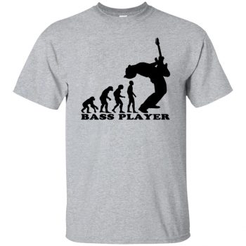 Bass Guitar Evolution T-shirt - sport grey