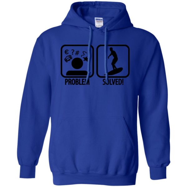 Problem - Solved - Surfing hoodie - royal blue