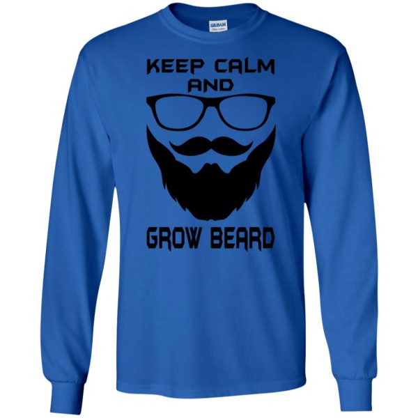 Grow Beard long sleeve - royal blue
