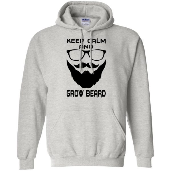Grow Beard hoodie - ash