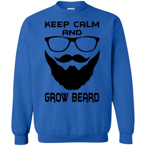 Grow Beard sweatshirt - royal blue