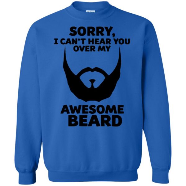 AWESOME BEARD sweatshirt - royal blue
