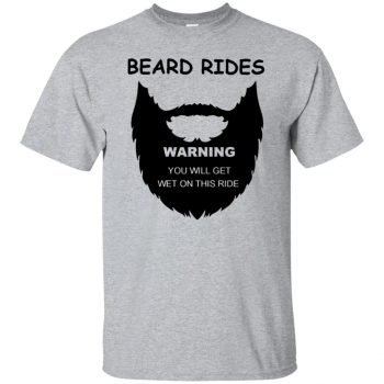 Beard Rides T-shirt - sport grey