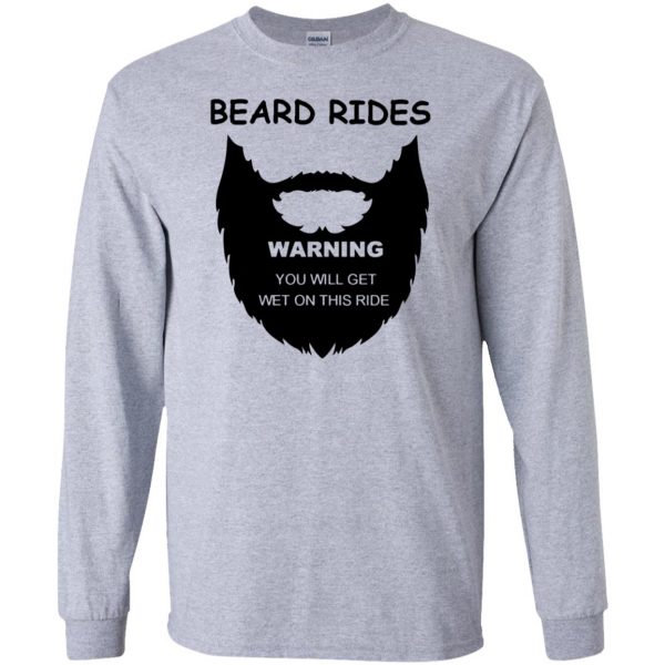 Beard Rides long sleeve - sport grey