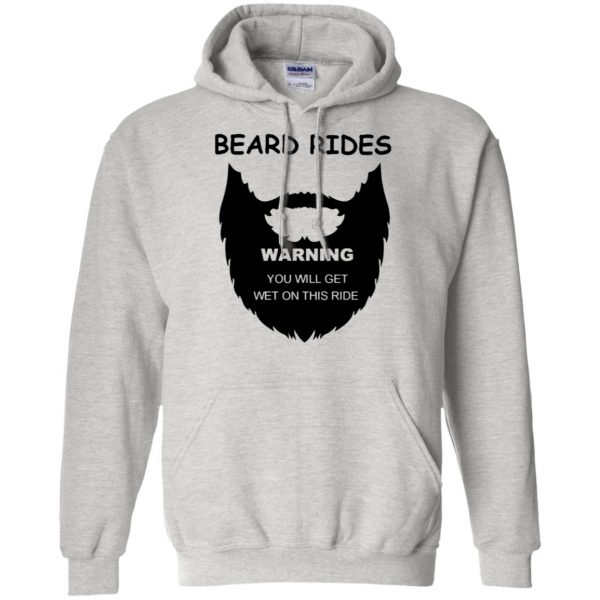 Beard Rides hoodie - ash