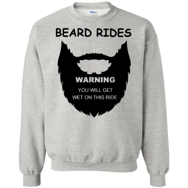 Beard Rides sweatshirt - ash