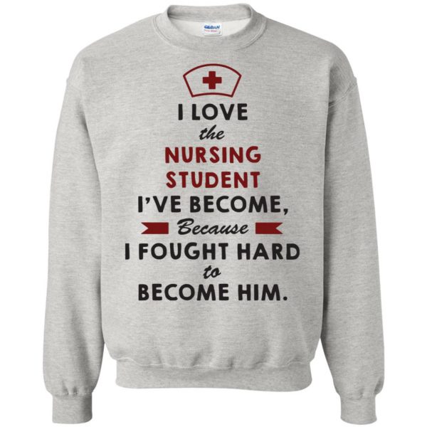 Nursing Student sweatshirt - ash