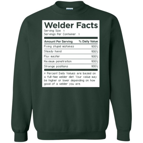 Welder Facts sweatshirt - forest green