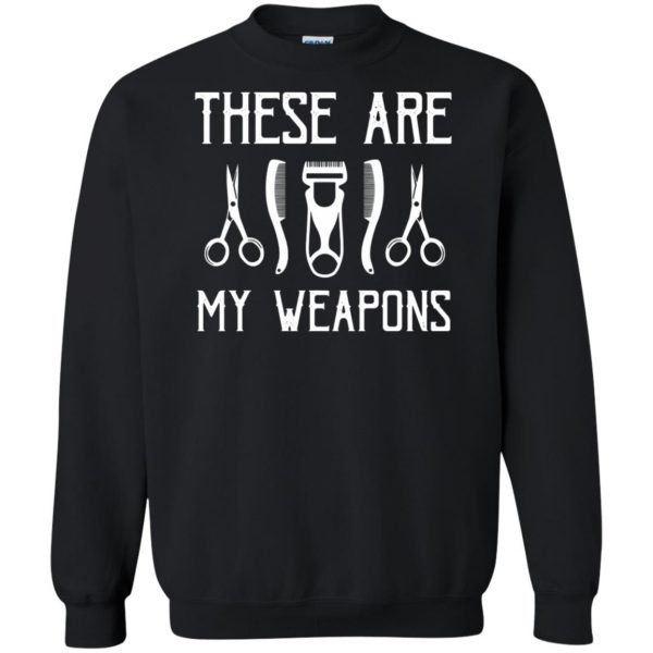 Barber's Weapons sweatshirt - black