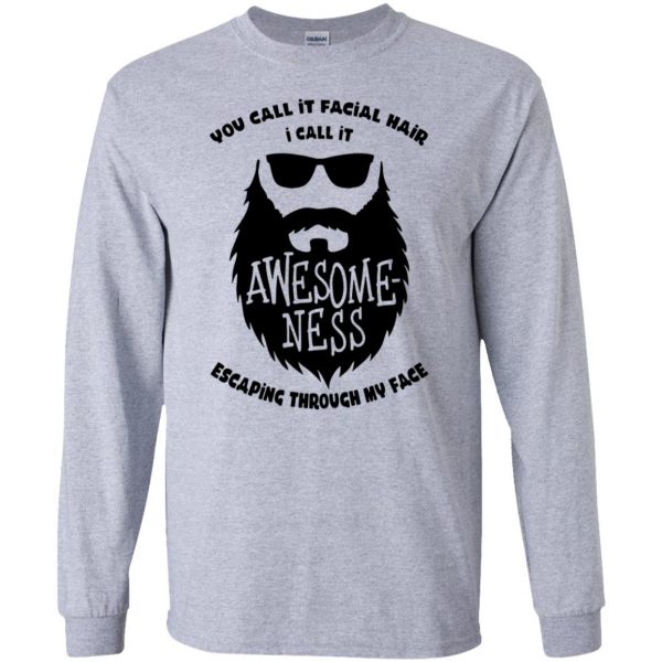 I Call It Awesome Ness long sleeve - sport grey