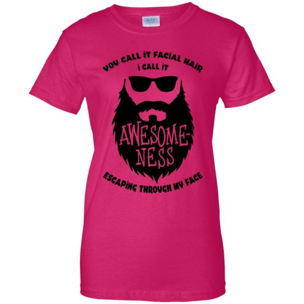 I Call It Awesome Ness womens t shirt - lady t shirt - pink heliconia