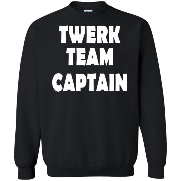 twerk team sweatshirt - black
