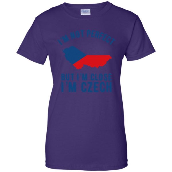 czech womens t shirt - lady t shirt - purple