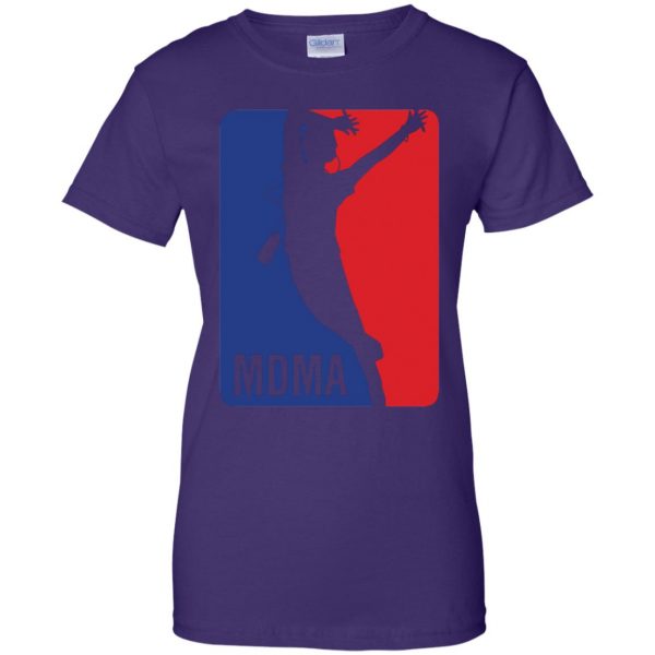mdma womens t shirt - lady t shirt - purple