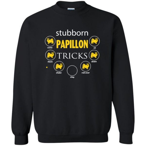 papillon sweatshirt - black